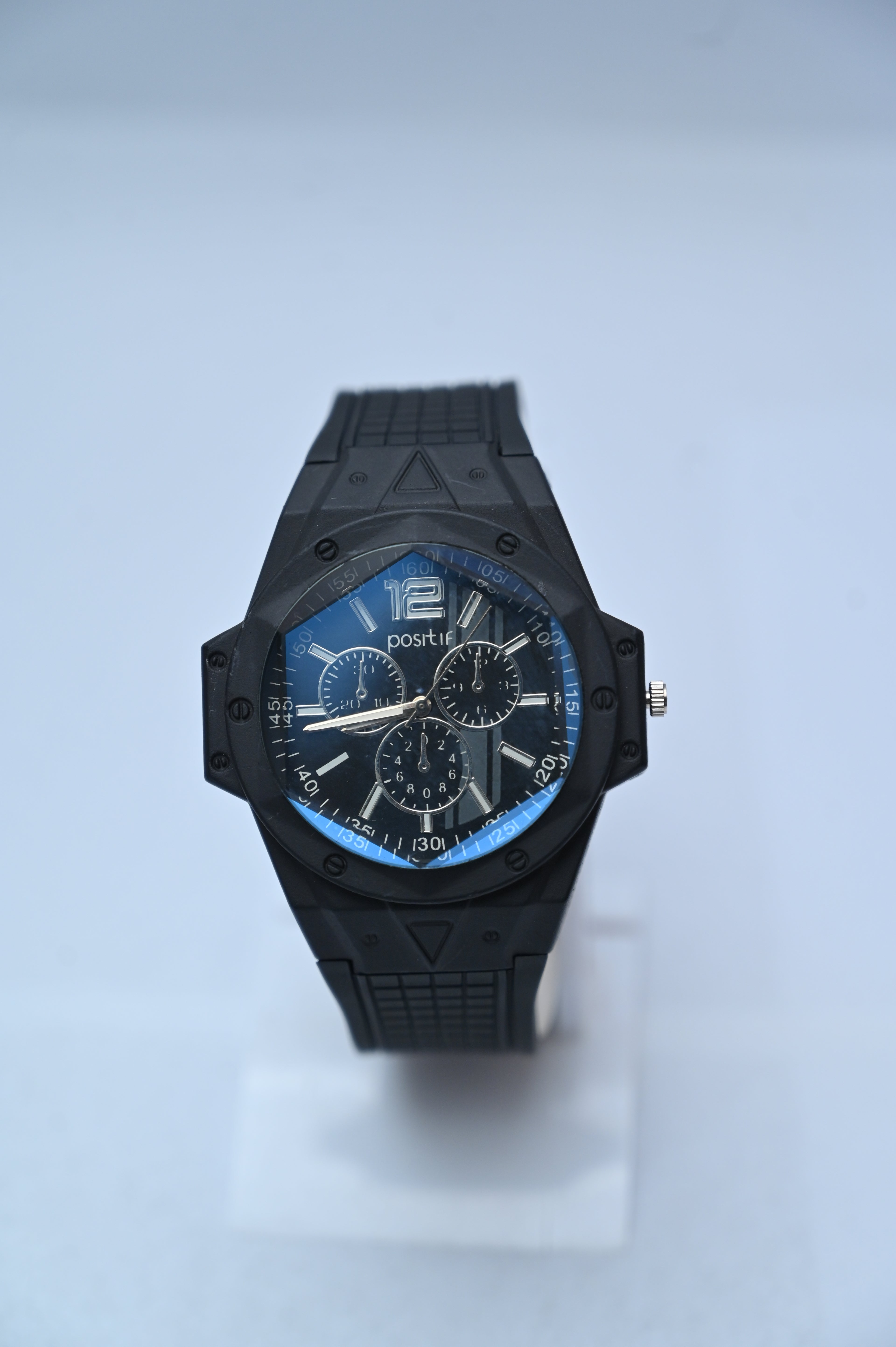 POSITI F Black Sport Watch