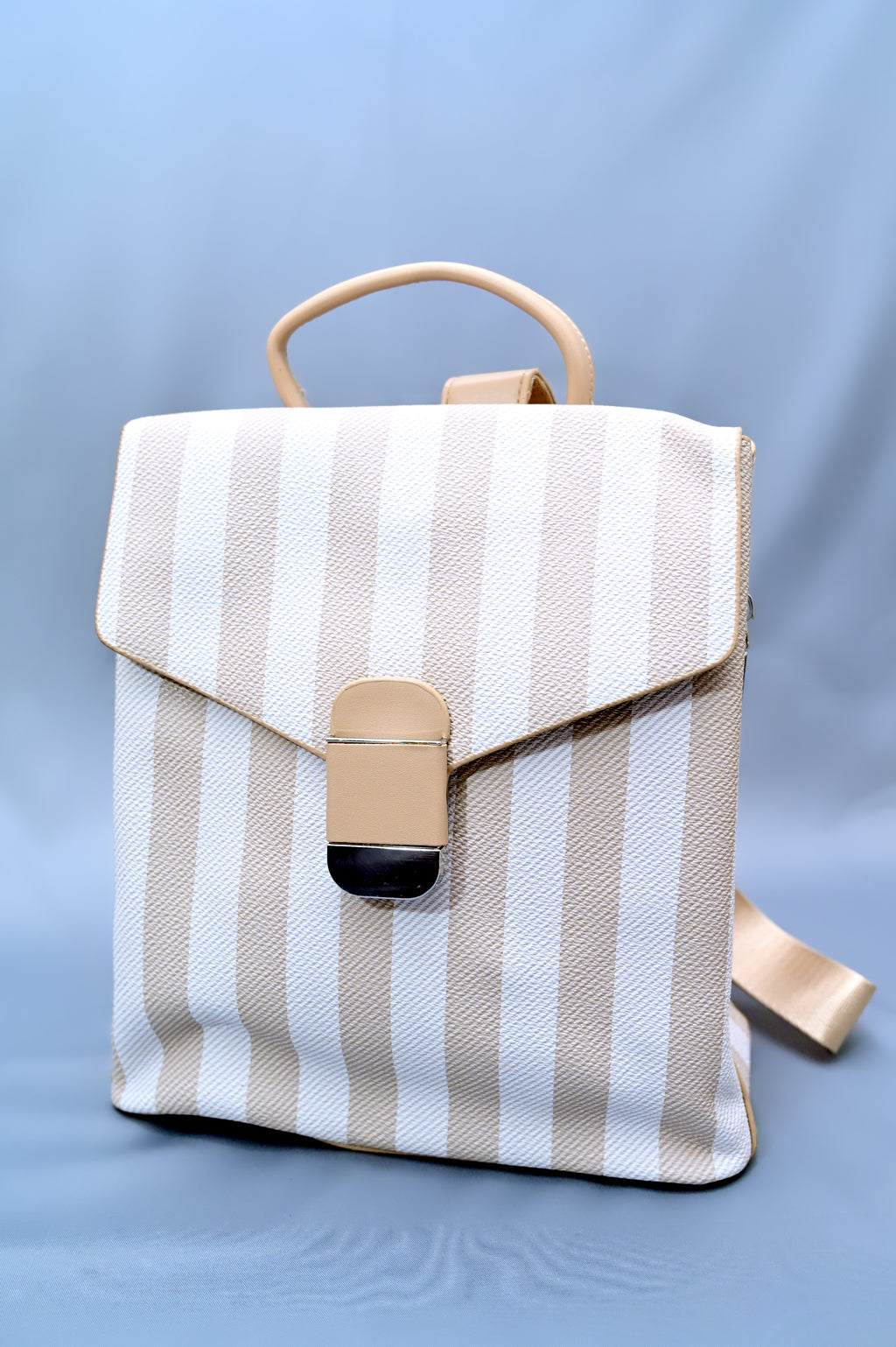 Tartan Small Woven Plaid Backpack